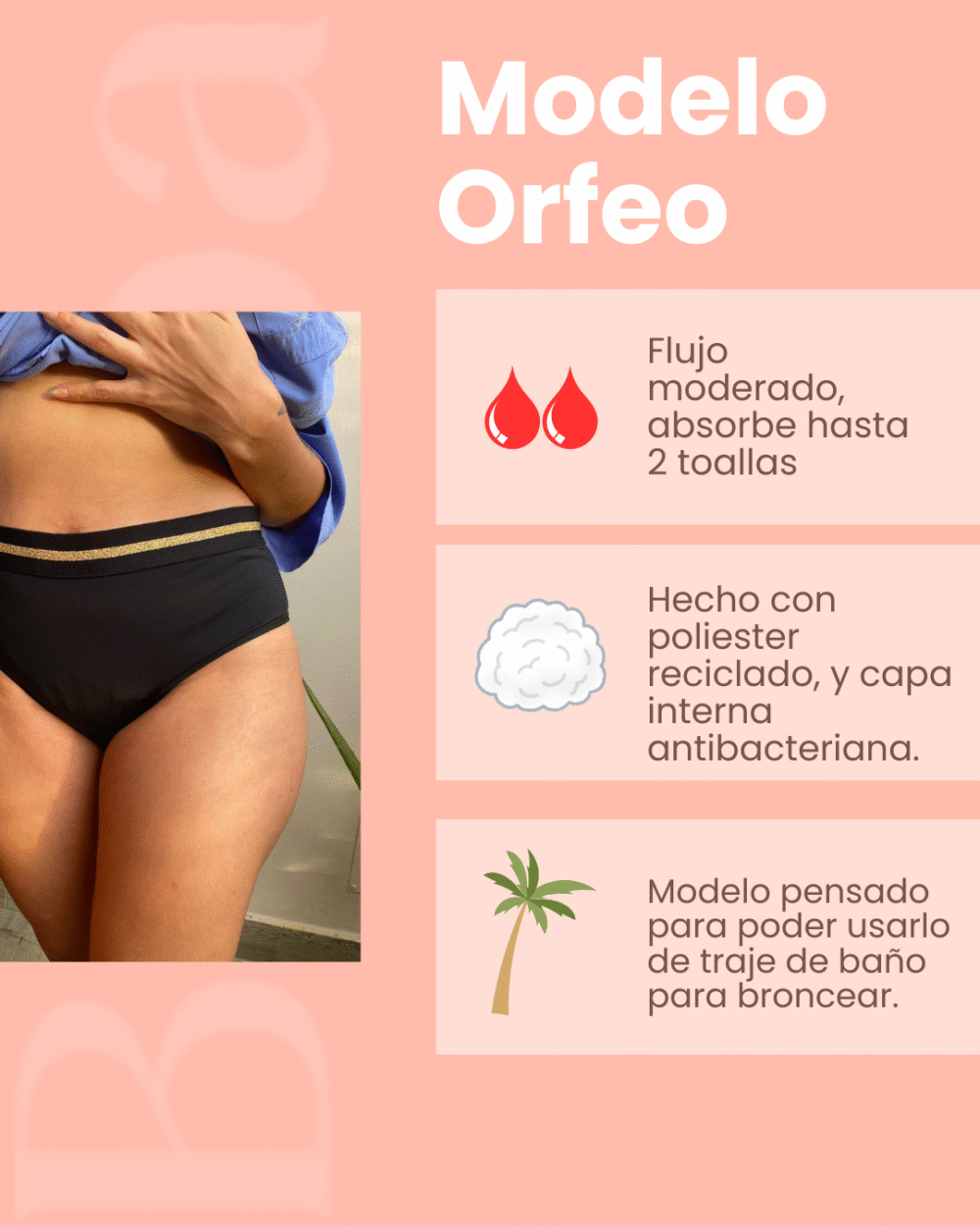 descripción panty orfeo flujo moderado