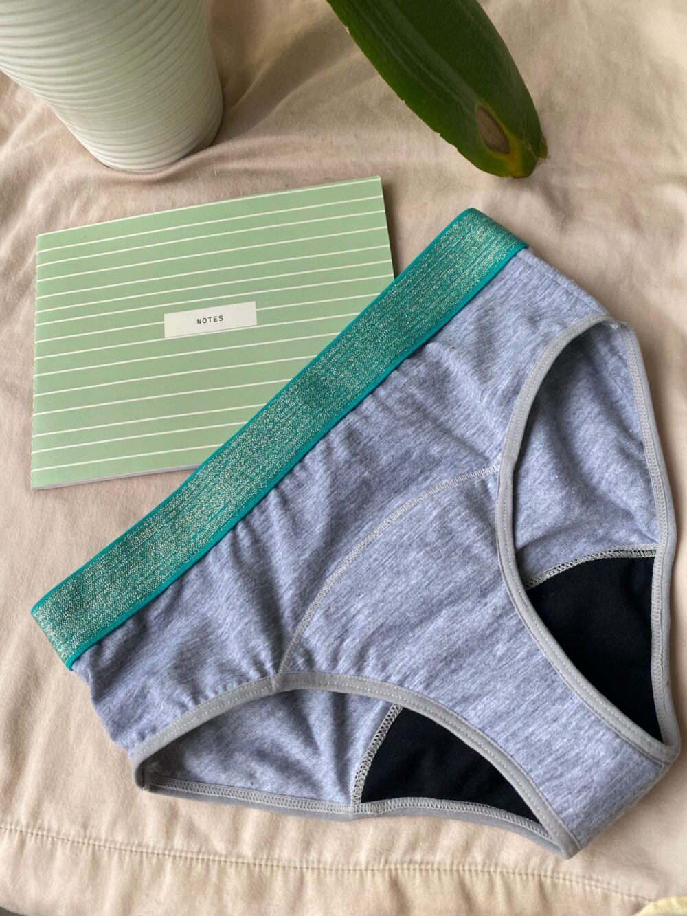 panty absorbente de algodón